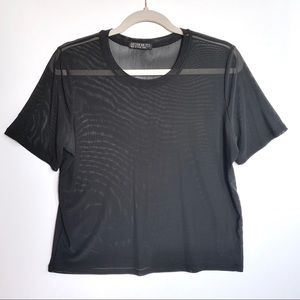 FINAL SALECotton On Black Mesh T-Shirt
